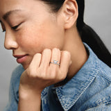 925 Sterling Silver Bow Mouse Crown Heart Ring for Women