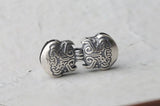 925 Silver Tibetan Dorje Bell Beads Sterling Silver Vajra Amulet Charm DIY