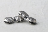 925 Silver Tibetan Dorje Bell Beads Sterling Silver Vajra Amulet Charm DIY