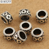 925 Silver Beads Spacers Coin-Symbol Jewelry Findings
