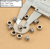 925 Silver Beads Spacers Coin-Symbol Jewelry Findings