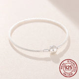 925 Silver Snake Chain Bracelet for Women 18k Jewelry