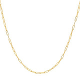 925 Silver Square Link Chain Necklace for Women