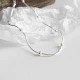 925 Sterling Silver Snake Leg Anklet Foot Jewelry