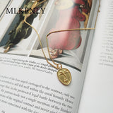 Abstract Face Women Silver Choker Necklace Pendant