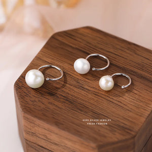 925 Silver Freshwater Pearl Earrings for Girls