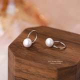 925 Silver Freshwater Pearl Earrings for Girls