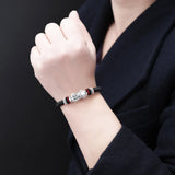 Real 999 Silver Pixiu Bracelet Magnetic Clasp Thai Amulet Jewelry