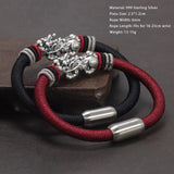 Real 999 Silver Pixiu Bracelet Magnetic Clasp Thai Amulet Jewelry