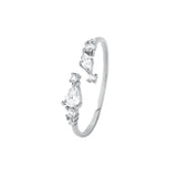 CZ Sterling Silver Ring Wedding Party Jewelry