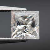D Colorless Moissanite Stone Princess Cut VVS1 Lab Diamond Gemstone
