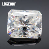 D Colorless Moissanite Stone Radiant Cut VVS1