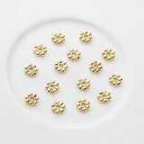 Real Daisy Flower Spacers Bead Loose Spacer Beads 20pcs/lot DIY Jewelry Making