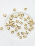 Real Daisy Flower Spacers Bead Loose Spacer Beads 20pcs/lot DIY Jewelry Making