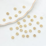 Real Daisy Flower Spacers Bead Loose Spacer Beads 20pcs/lot DIY Jewelry Making
