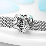 Real Endless Love 925 Silver Clips Beads CZ for Reflexions Bracelet