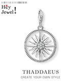 Real Jewelry Large Sun Pendant Charm for Women