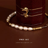 Pearl Bracelet for Women Girl Gift French Retro Women Pearl Bracelet Jewelry