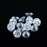 6.5mm 1ct D VVS1 Round Moissanite Loose Stone - Pass Diamond Test
