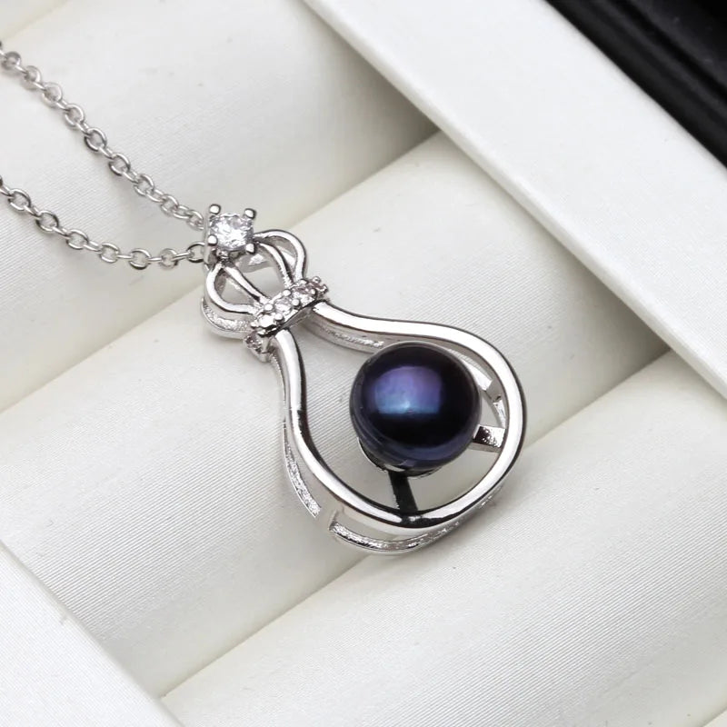 Freshwater Pearl Pendant 92 Silver Necklace Birthday Gift