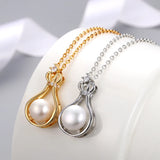 Freshwater Pearl Pendant 92 Silver Necklace Birthday Gift