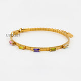 Zircon Stone Necklace and Bracelet Set YS219