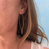 Vintage Silver Hoop Earrings s925 Brincos Gift