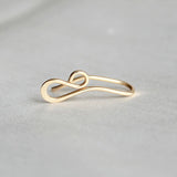 Filled Ear Clip Infinity Symbol Earrings Charm Jewelry Ear Cuff Brincos