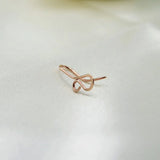 Filled Ear Clip Infinity Symbol Earrings Charm Jewelry Ear Cuff Brincos