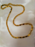 6.3mm Real Plated Chain Necklace 19-28 Inches