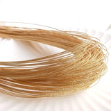 Plated Copper Gold-Coated Twist Wire Jewelry Accessory