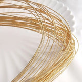 Plated Copper Gold-Coated Twist Wire Jewelry Accessory