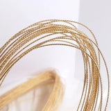 Plated Copper Gold-Coated Twist Wire Jewelry Accessory