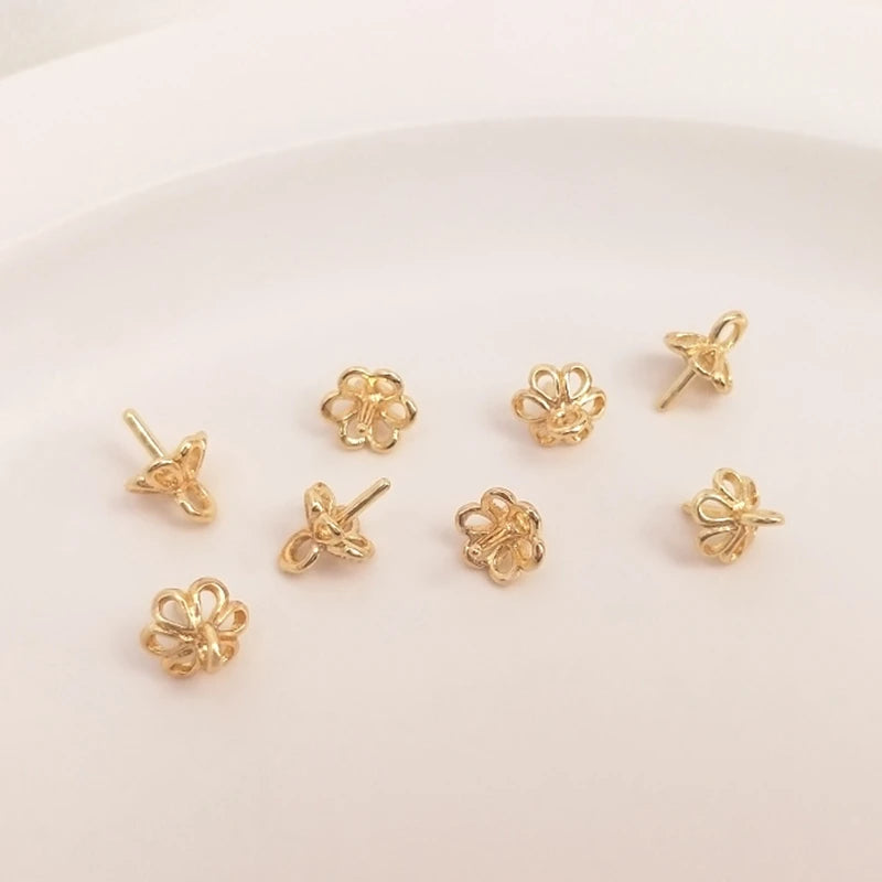 Copper Bead Caps for Jewelry Making