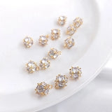 Copper Zircon Ball Charms Pendants DIY Jewelry Findings