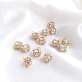 Copper Zircon Ball Charms Pendants DIY Jewelry Findings