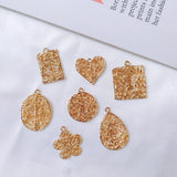 Metal Pendant Earring Components Necklace Charms DIY Making Material