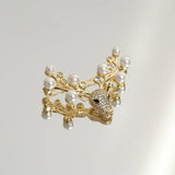 Gold-Plated Fawn Brooch Female Personality Coat Sweater Pin