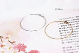 Plated Circle Loop Ring Eardrop Pendant Jewelry Finding 10pcs