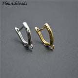 50pcs Anti-rust Metal Earring Hooks for DIY Jewelry Making