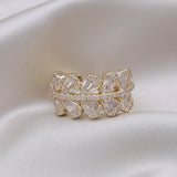 Zircon Water Drop Rings Women Wedding Party