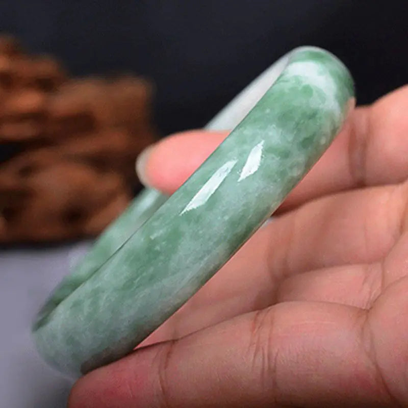 Natural Jade Bangle Healing Jewelry Chinese Jades Stone Bangles