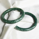 Real Jade Bracelets for Women Green Bangles Natural Jewelry Charms Gemstone Gift