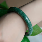 Real Jade Bracelets for Women Green Bangles Natural Jewelry Charms Gemstone Gift