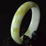 Real Jades Bangles Women Natural Lantian Jade Stone