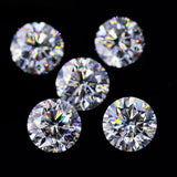 Loose Moissanite Stones 5mm-18mm D VVS1 Round Diamond Excellent Cut