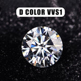 Loose Moissanite Stones 5mm-18mm D VVS1 Round Diamond Excellent Cut