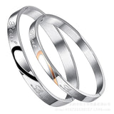 Real Love Couple Bracelets Stainless Steel Charms Gift
