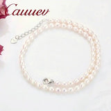 MiNi Natural Freshwater Pearl Necklace 925 Sterling Silver Jewelry for Kid Girl