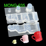 Mini Milk Bottle Goblet Cup Silicone Mold Epoxy Resin Molds Jewelry Tools